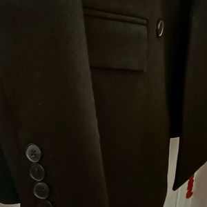 Jacket black thigh length